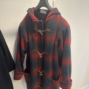 Land’s End wool winter coat with hood